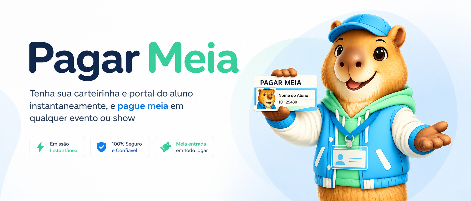 Pagar Meia — carteirinha de estudante e Portal do Aluno